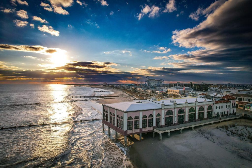 ocean city music pier new jersey marketing websites drone photography