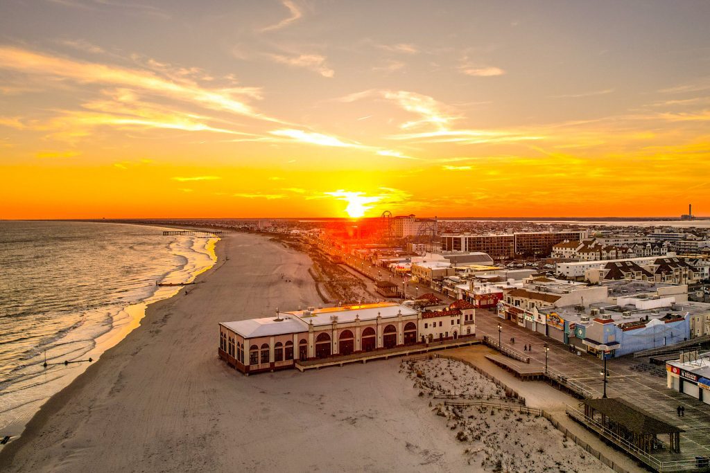 ocean city new jersey music pier drone photography